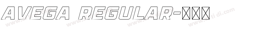 Avega Regular字体转换